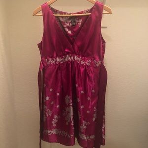 Silk Magenta Dress